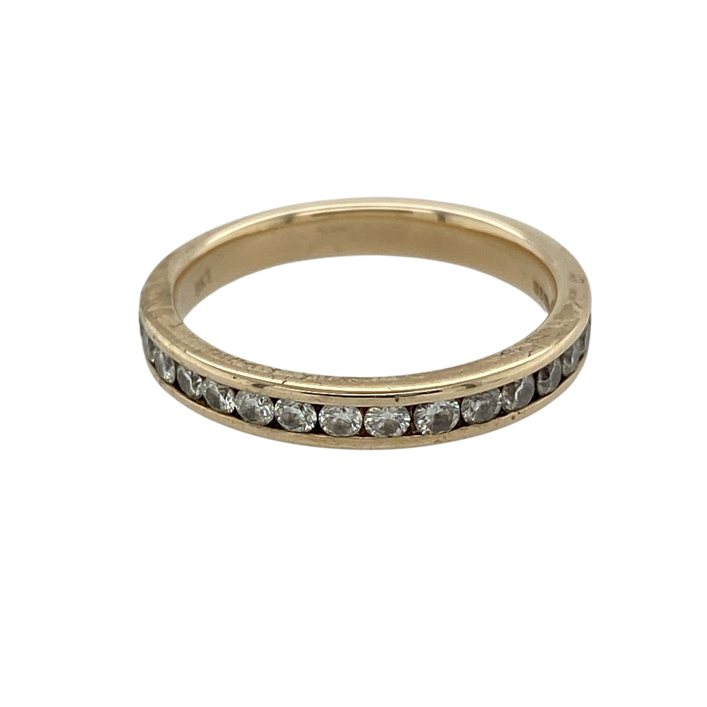 9ct Gold & Diamond Band Ring