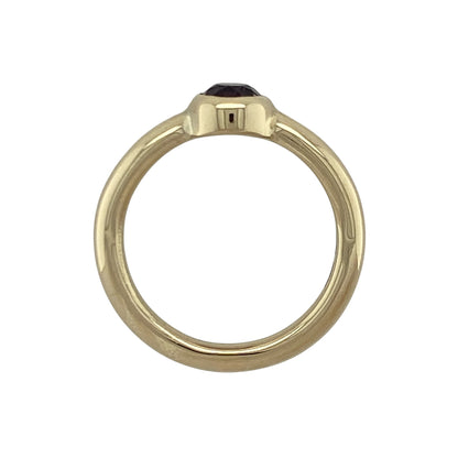 9ct Gold & Amethyst Solitaire Ring