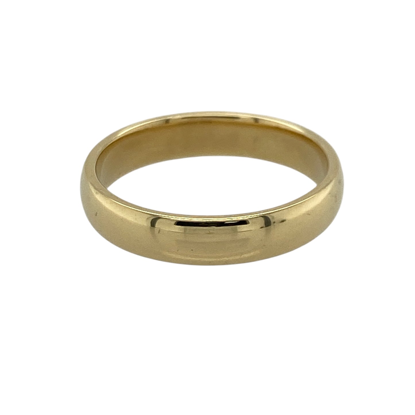 18ct Gold 4mm Wedding Band Ring