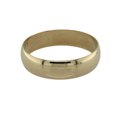 9ct Gold 6mm Wedding Band Ring