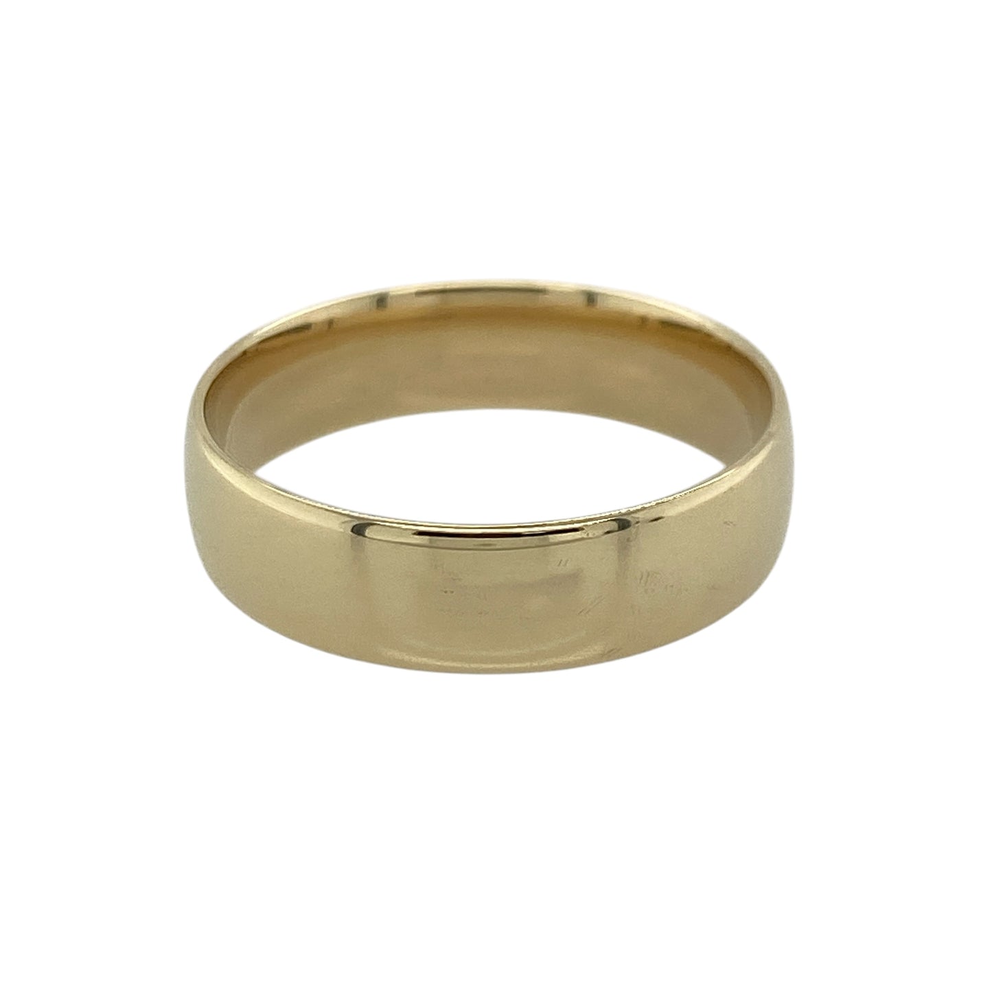 9ct Gold 6mm Wedding Band Ring