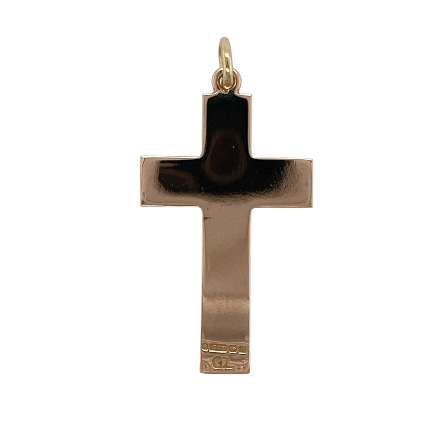 Add meaningful style and elegant two-tone appeal to your jewellery collection with this pre-owned 9ct rose gold patterned cross pendant, featuring intricate detailing and a timeless symbolic design—perfect for everyday wear, gifting, or spiritual jewellery collections.

Design: The pendant features a classic cross design with attractive patterned detailing throughout, creating a refined and eye-catching look with timeless appeal.