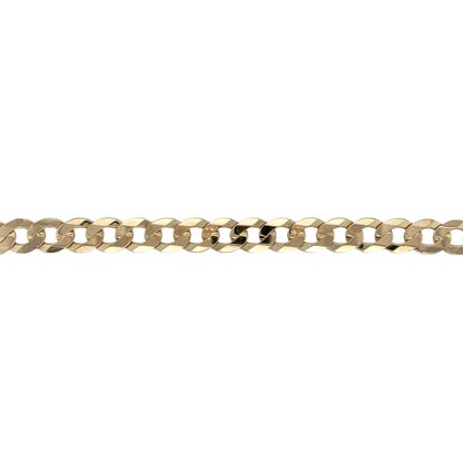 9ct Gold 8" Curb Bracelet