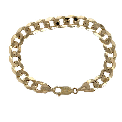 9ct Gold 8" Curb Bracelet