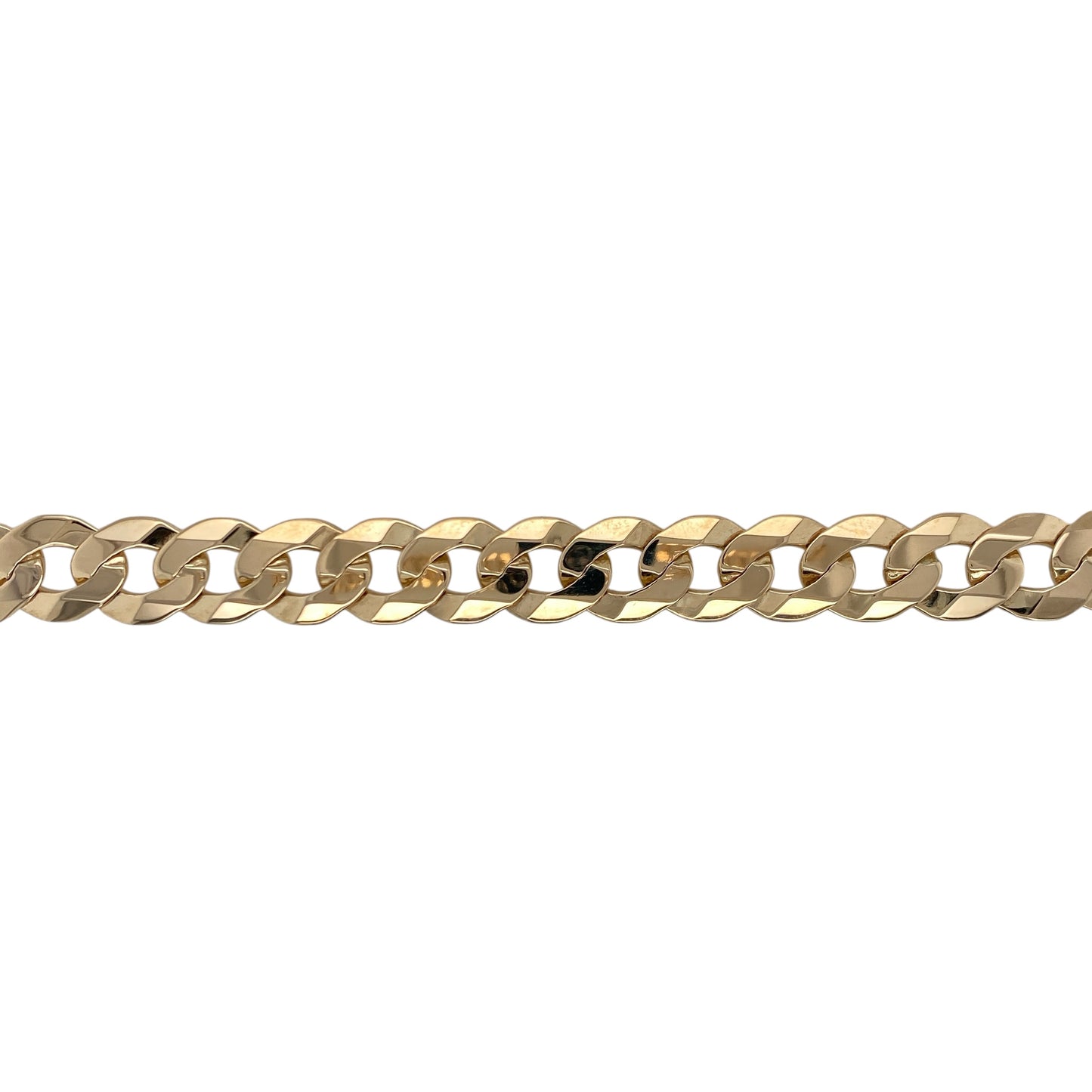 9ct Gold 8.5" Curb Bracelet