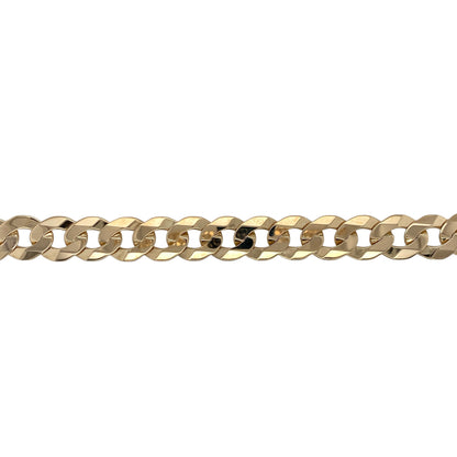 9ct Gold 8.5" Curb Bracelet