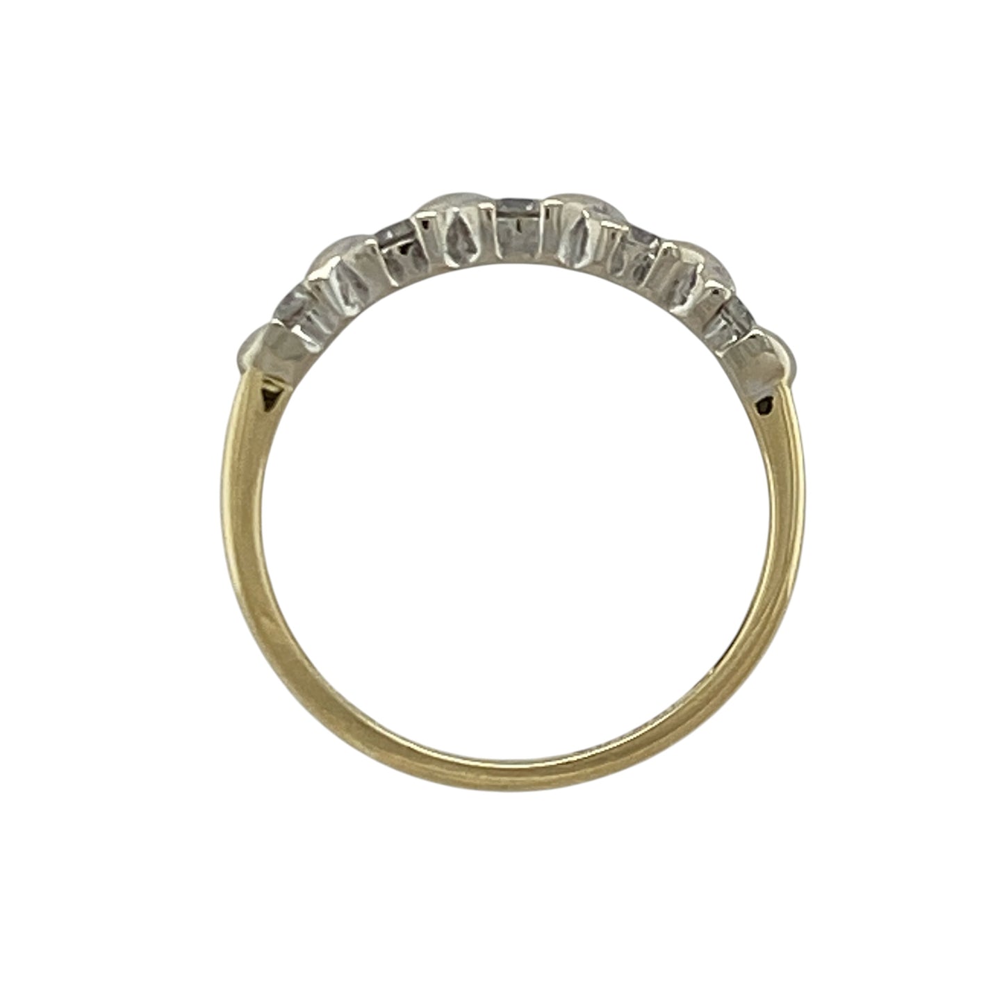 18ct Gold & Diamond Set Band Ring