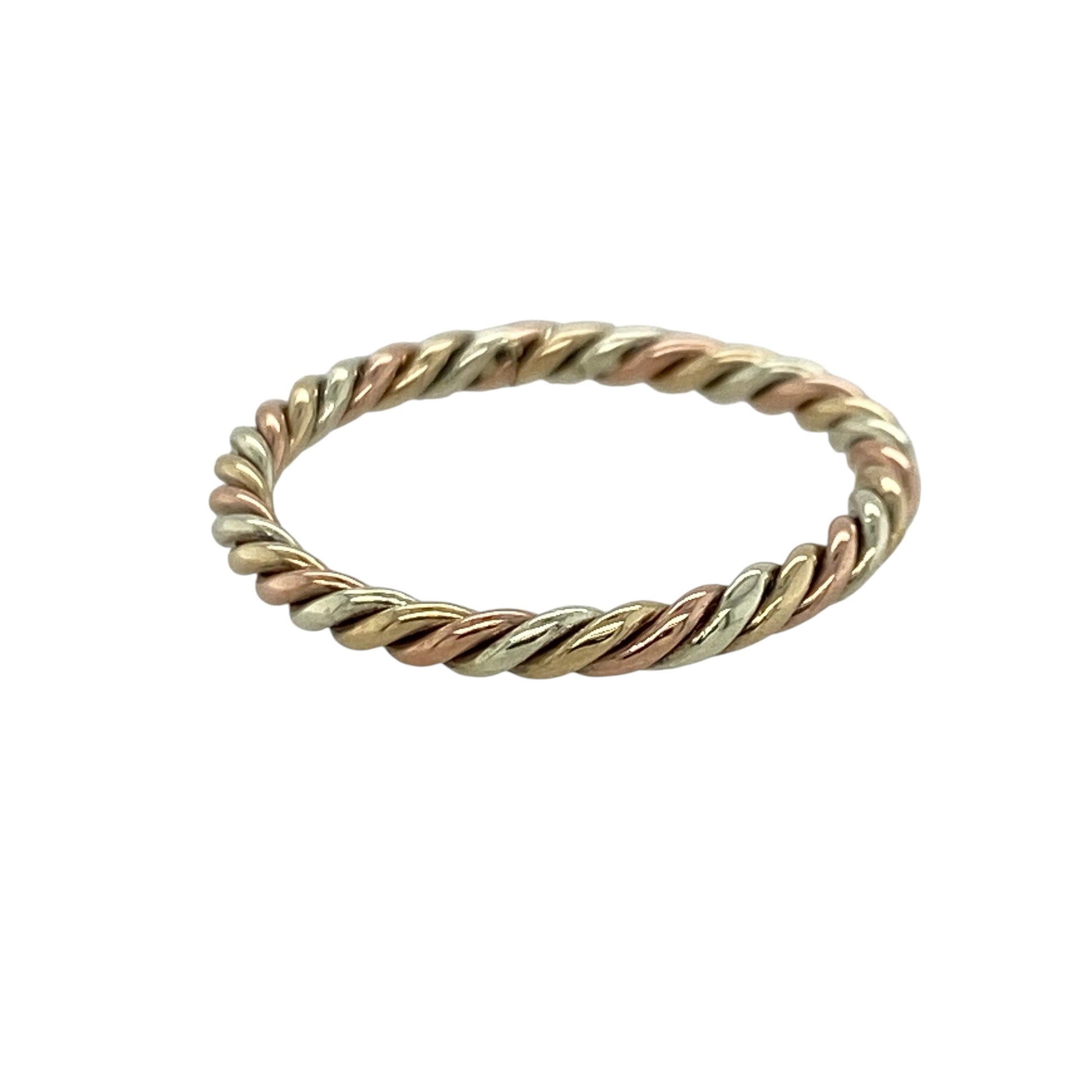 9ct Gold Twisted Band Ring