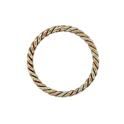 9ct Gold Twisted Band Ring
