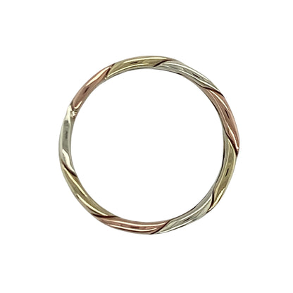 9ct Gold Celtic Open Weave Band Ring