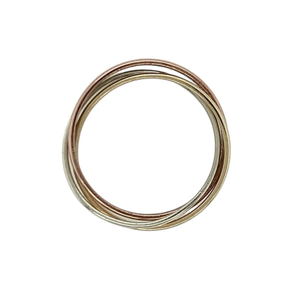 9ct Gold Three Band Ring