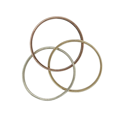 9ct Gold Three Band Ring
