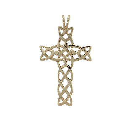 9ct Gold Celtic Cross Pendant