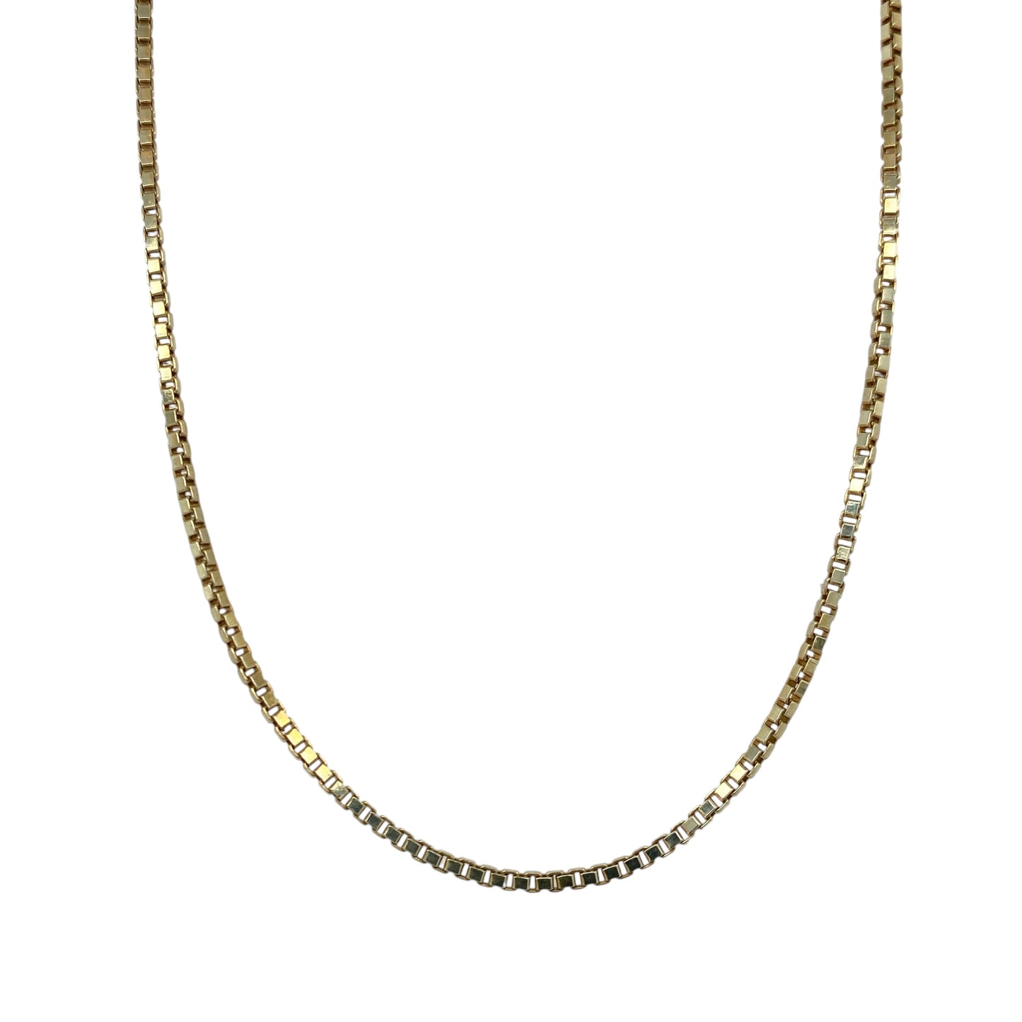 9ct Gold 20" Box Chain