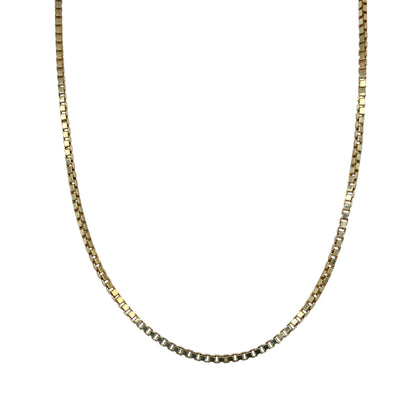 9ct Gold 20" Box Chain