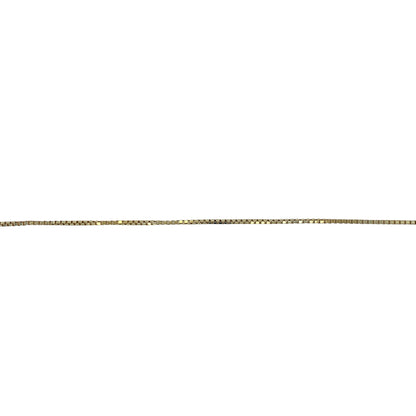9ct Gold 20" Box Chain