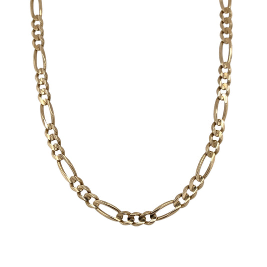 9ct Gold 24" Figaro Chain