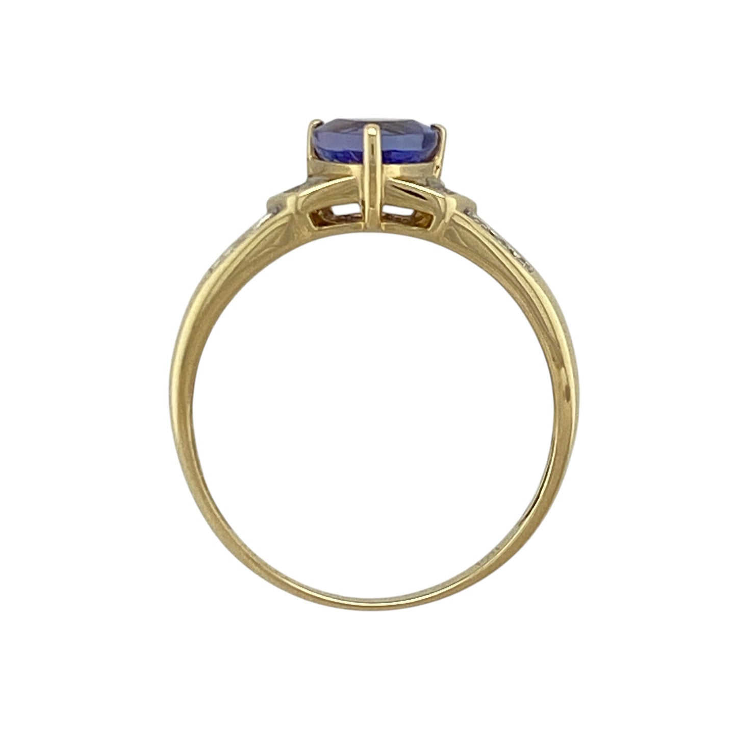 18ct Gold Diamond & Tanzanite Ring
