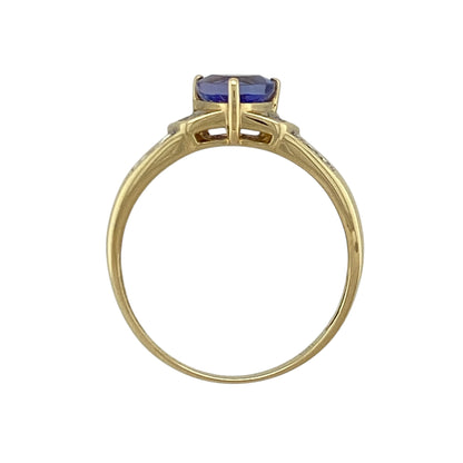 18ct Gold Diamond & Tanzanite Ring