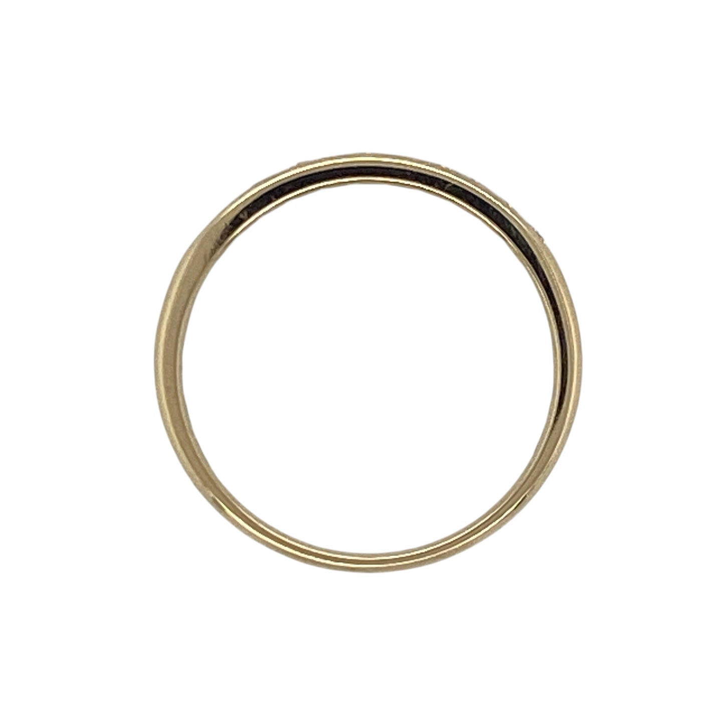 9ct Gold & Diamond Band Ring