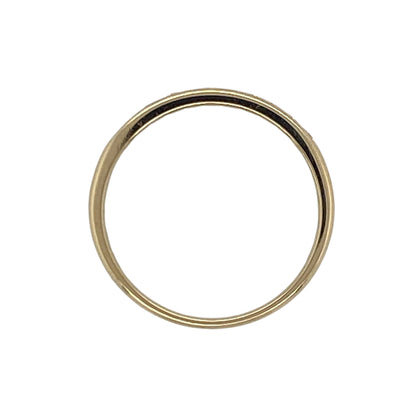 9ct Gold & Diamond Band Ring