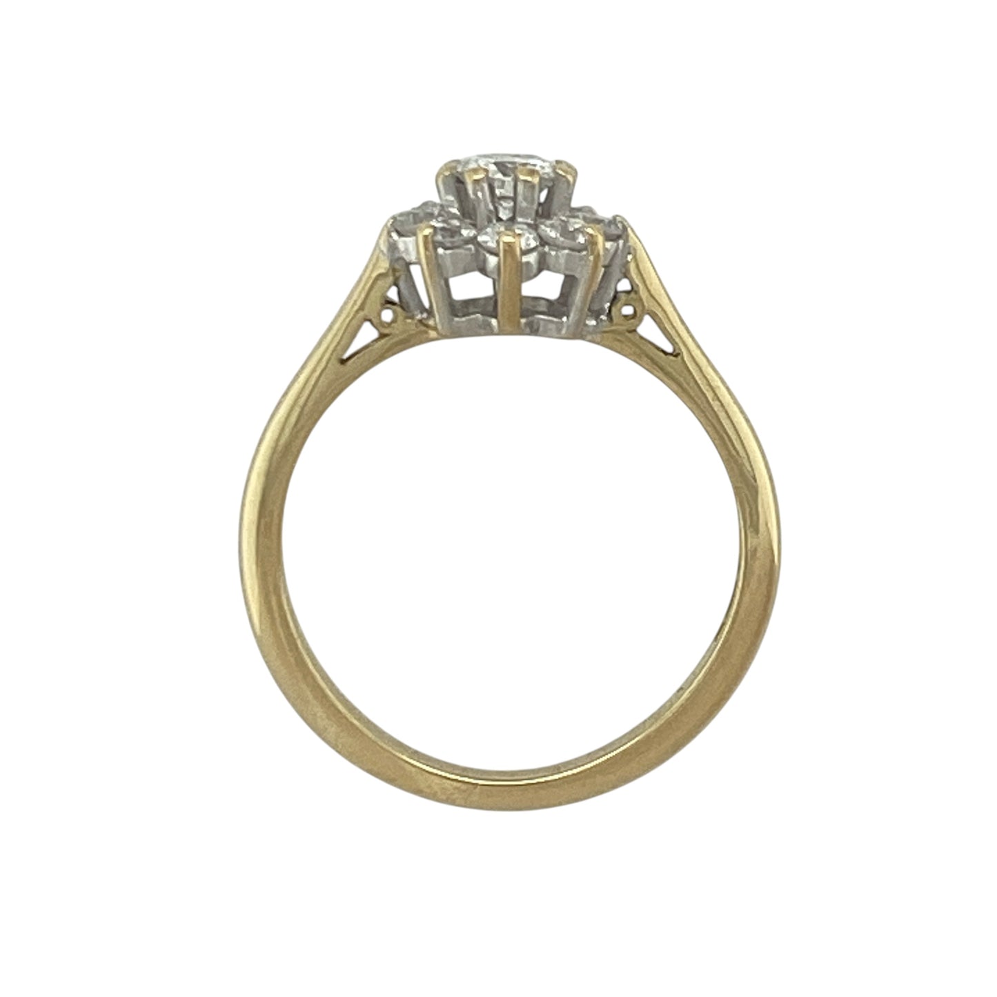 18ct Gold & Diamond Cluster Ring