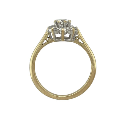 18ct Gold & Diamond Cluster Ring