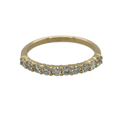 18ct Gold & Diamond Band Ring