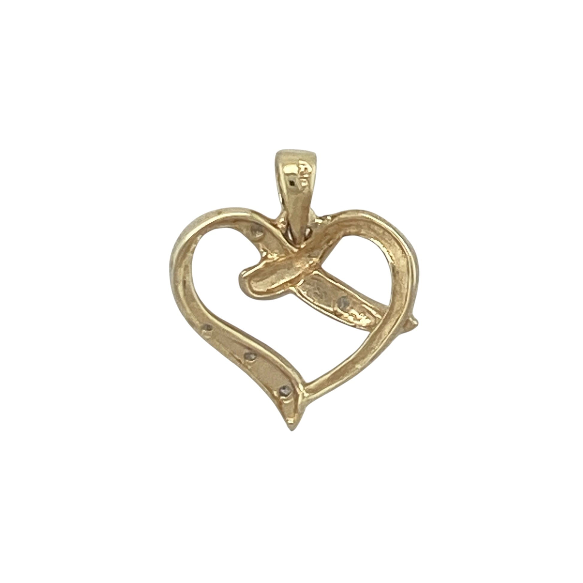 Add a touch of romance and timeless sparkle to your jewellery collection with this pre-owned 9ct yellow gold diamond open heart pendant, featuring an elegant symbolic design with versatile everyday appeal—perfect for gifting, special occasions, or meaningful daily wear.

Design: The pendant features a graceful open heart design accented with sparkling diamonds, creating a delicate and elegant look that beautifully symbolises love and affection.