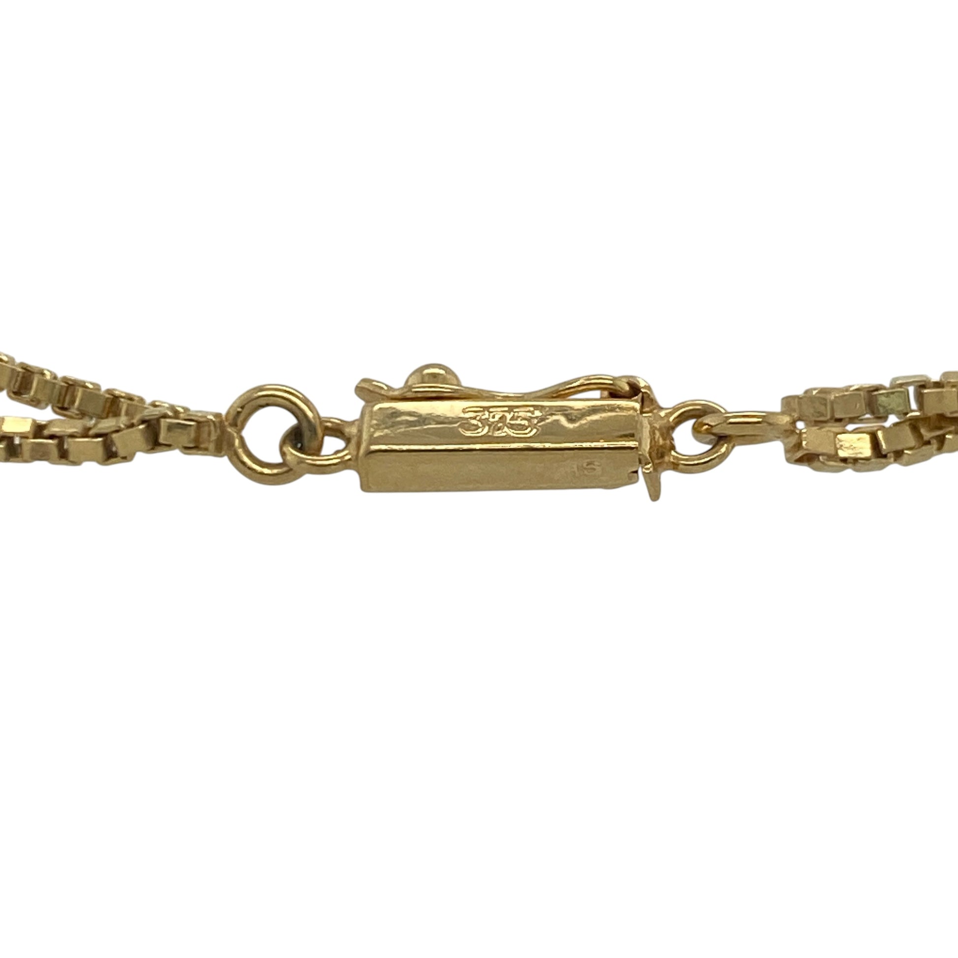 Add timeless elegance and rich colour to your jewellery collection with this pre-owned 9ct yellow gold diamond and sapphire bracelet, featuring a sophisticated twist design with classic gemstone appeal—perfect for special occasions, gifting, or refined everyday wear.

Design: The bracelet showcases a beautiful oval sapphire centre stone measuring approximately 5mm by 4mm, accented by a sparkling diamond on either side.