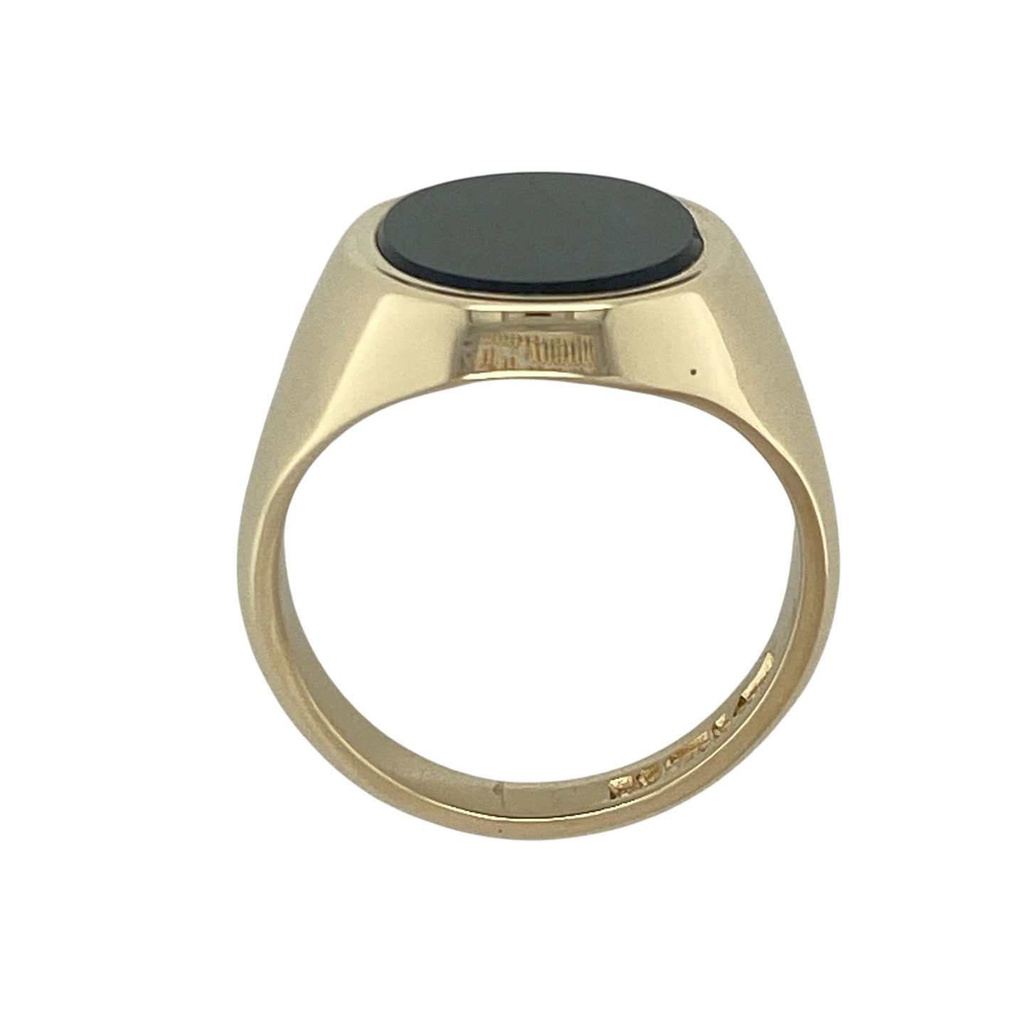 9ct Gold & Onyx Oval Signet Ring