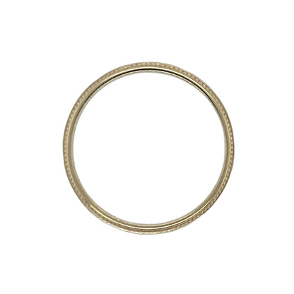 9ct Gold Patterned Band Ring