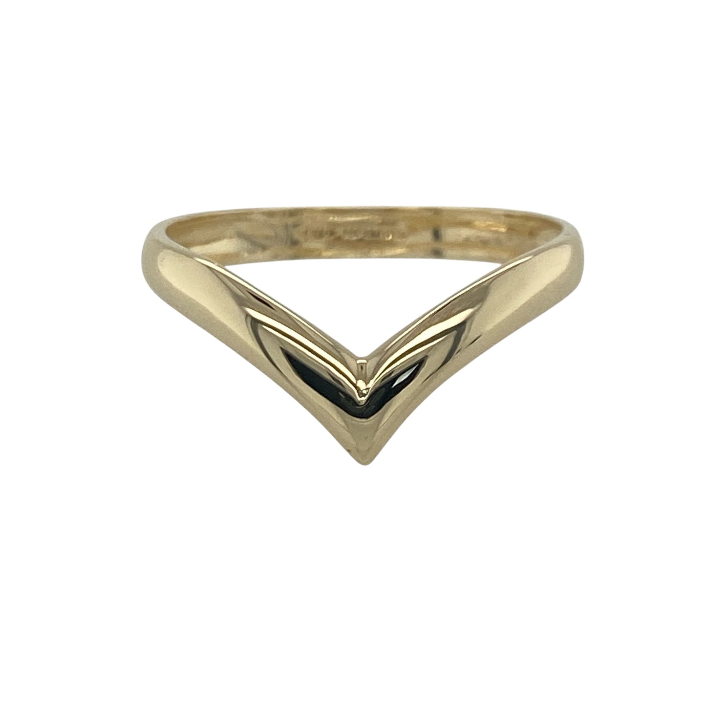 9ct Gold Wishbone Ring