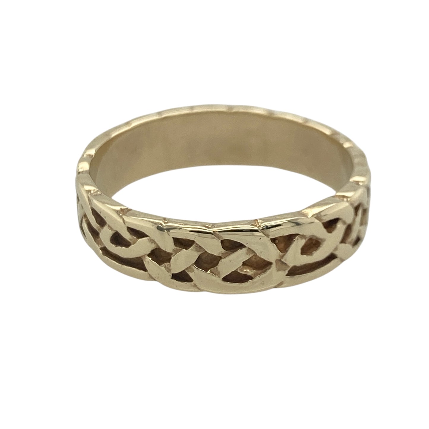 9ct Gold Celtic Knot Band Ring