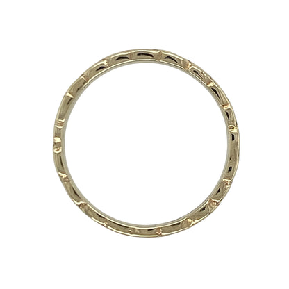 9ct Gold Celtic Knot Band Ring