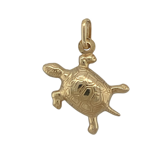 9ct Gold Turtle Pendant