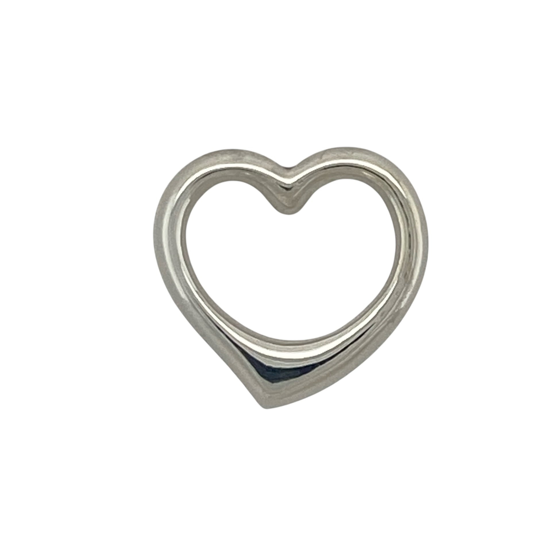 Add a touch of romance and contemporary elegance to your jewellery collection with this pre-owned 9ct white gold open heart pendant, featuring a timeless symbolic design with versatile everyday appeal—perfect for gifting, anniversaries, or meaningful daily wear.

Design: The pendant features a graceful open heart design measuring approximately 16mm by 16mm, creating a simple yet elegant look that symbolises love and affection.