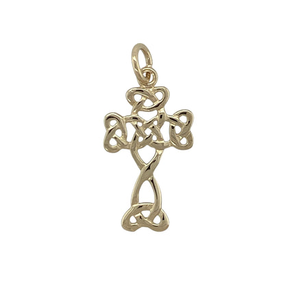 9ct Gold Celtic Knot Cross Pendant