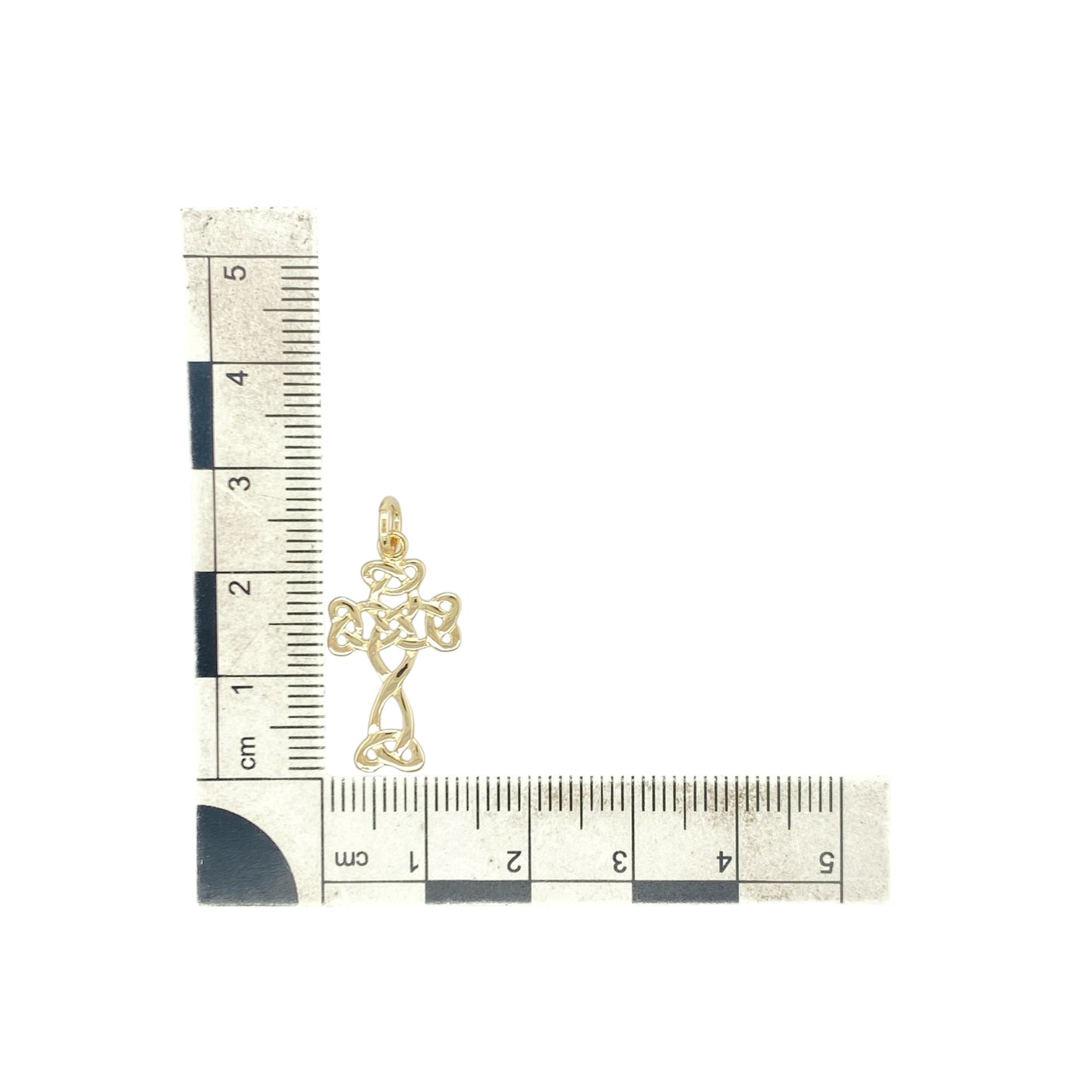9ct Gold Celtic Knot Cross Pendant