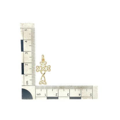 9ct Gold Celtic Knot Cross Pendant