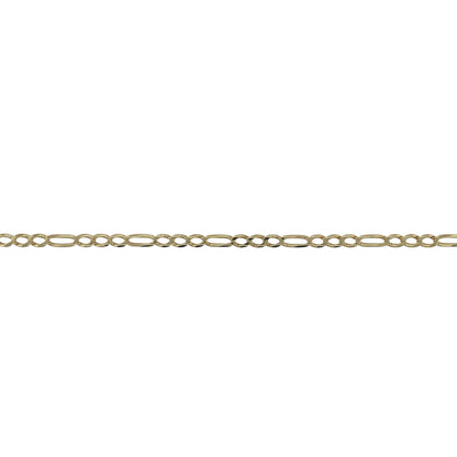 9ct Gold 10" Figaro Anklet