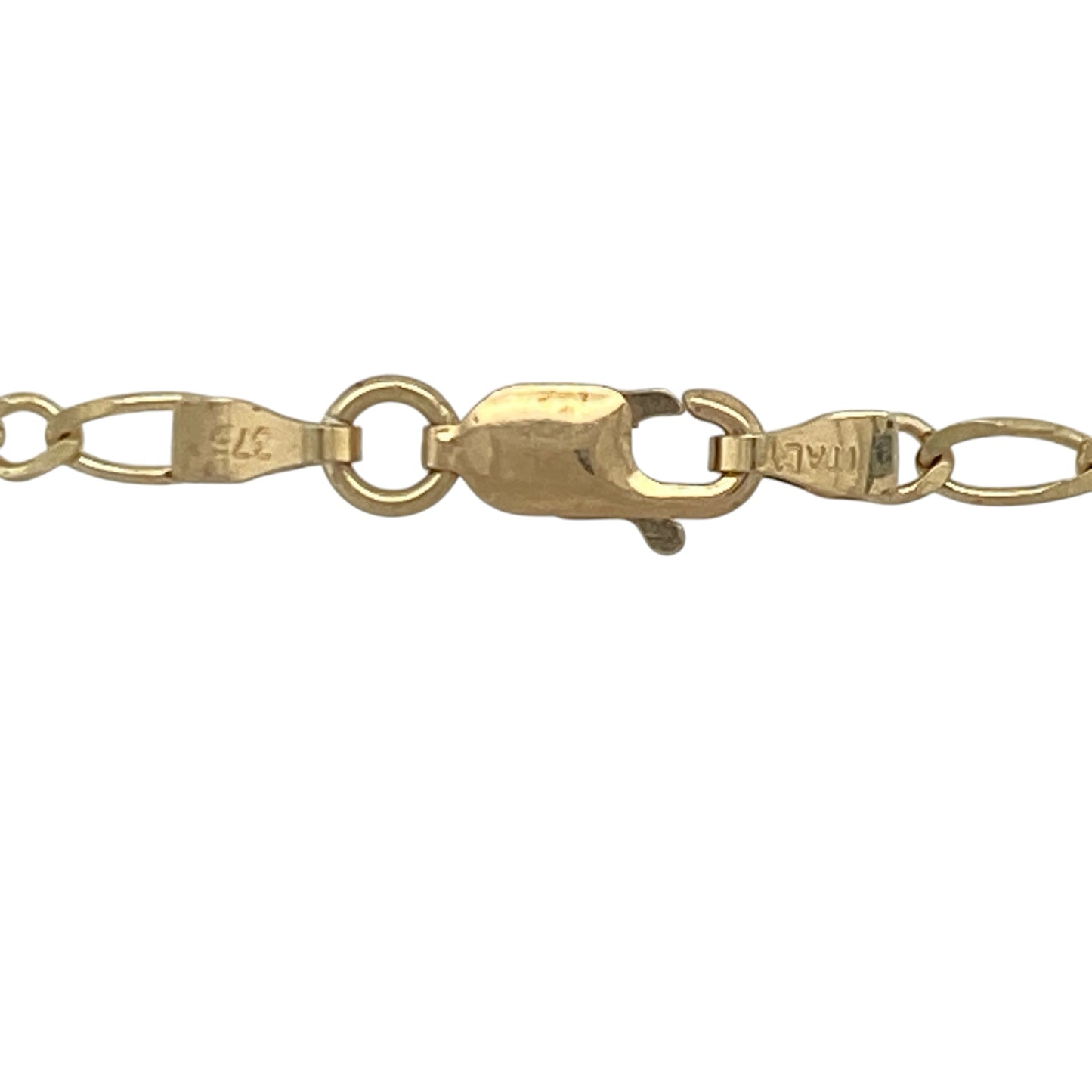 9ct Gold Pentagram Star 24" Necklace