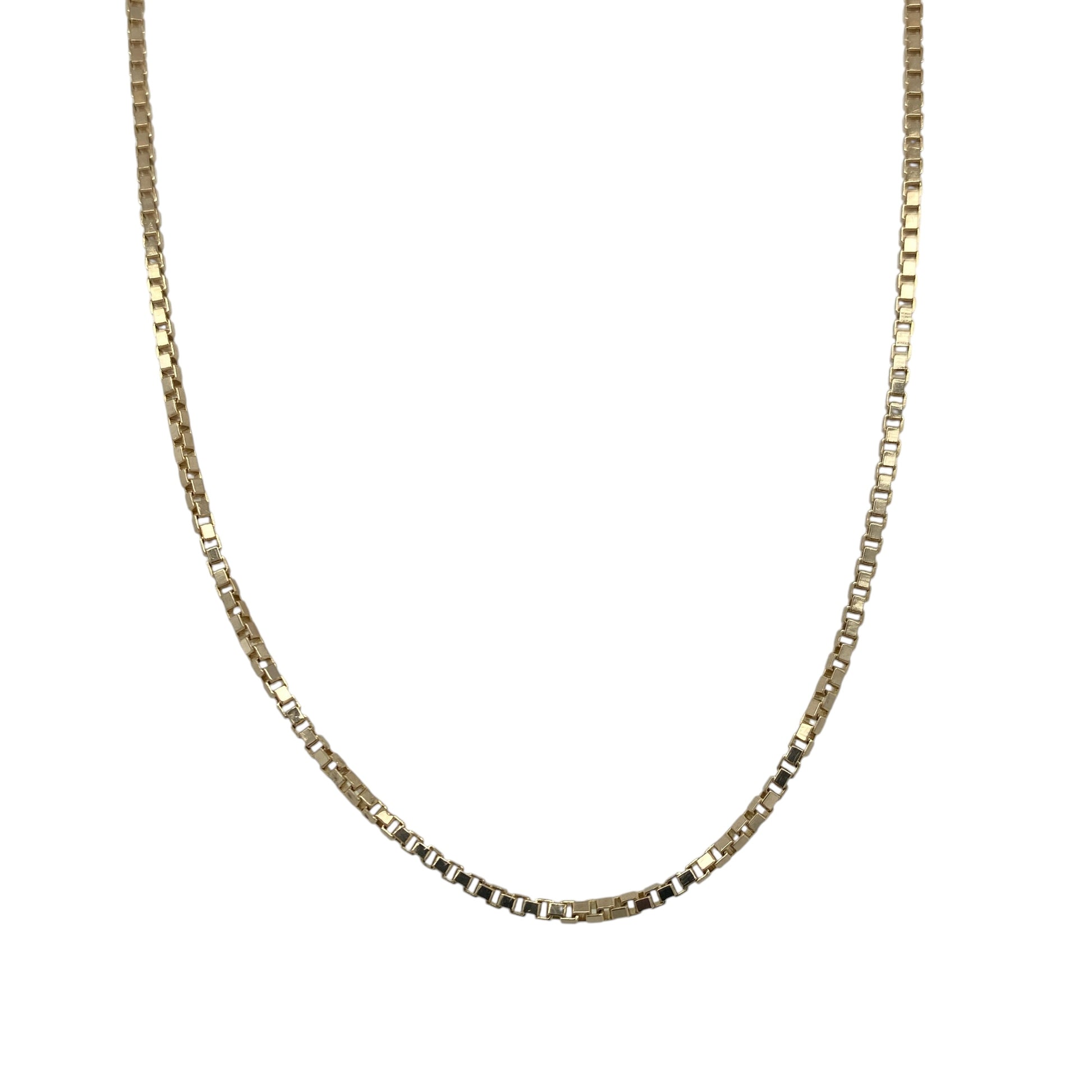 9ct Gold 16" Box Chain