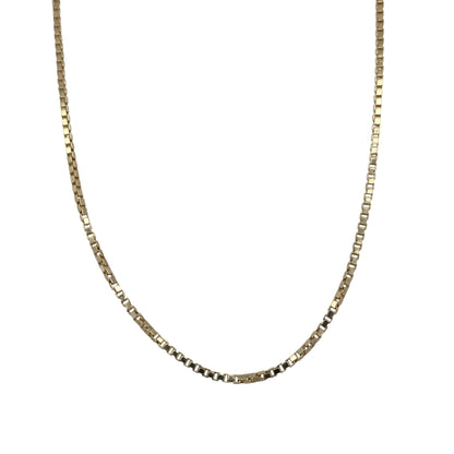 9ct Gold 16" Box Chain