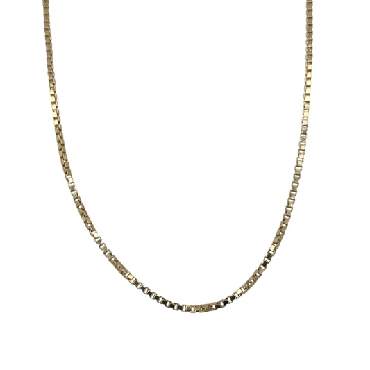 9ct Gold 16" Box Chain