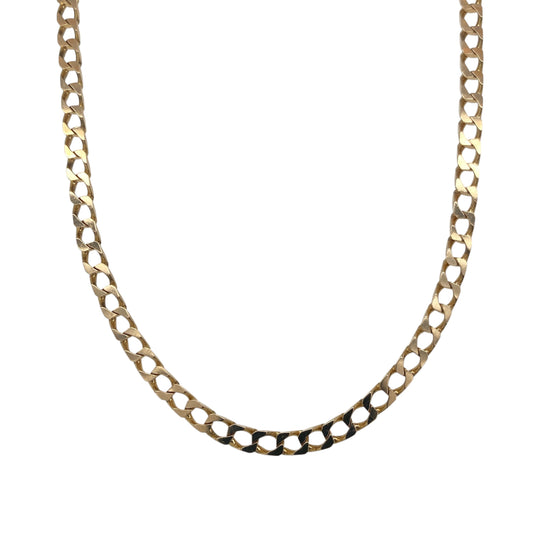 9ct Gold 19" Curb Chain