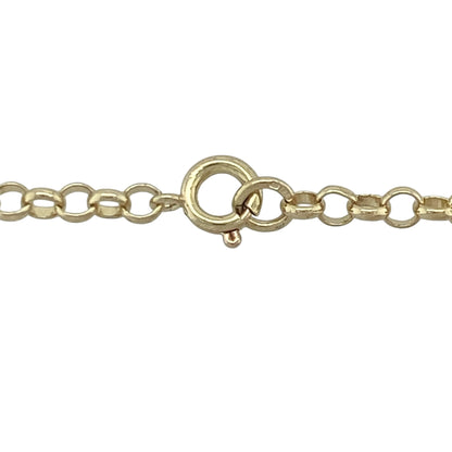 Add timeless style and everyday versatility to your jewellery collection with this pre-owned 9ct yellow gold belcher chain, featuring a classic link design with a substantial feel and enduring appeal—perfect for wearing alone, pairing with a favourite pendant, or layering with other necklaces.

Design: The chain features traditional belcher links measuring approximately 3mm wide, creating a classic and elegant appearance with a polished finish that catches the light beautifully.