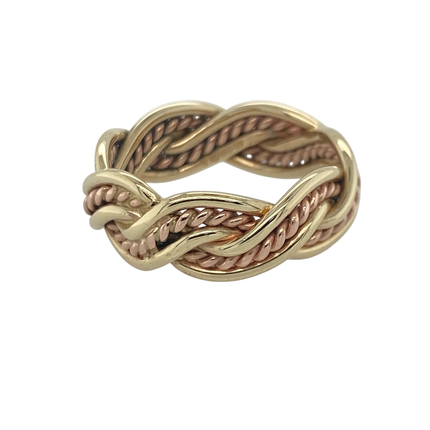 9ct Gold Clogau Twisted Weave Band Ring