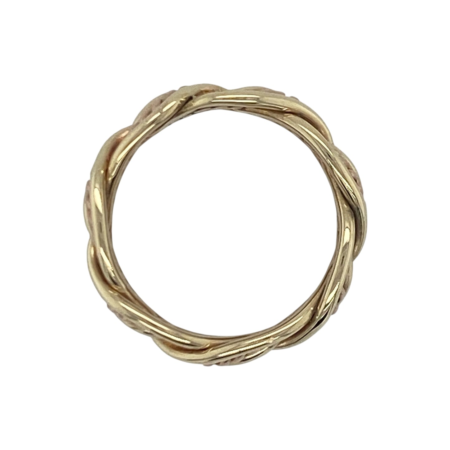 9ct Gold Clogau Twisted Weave Band Ring