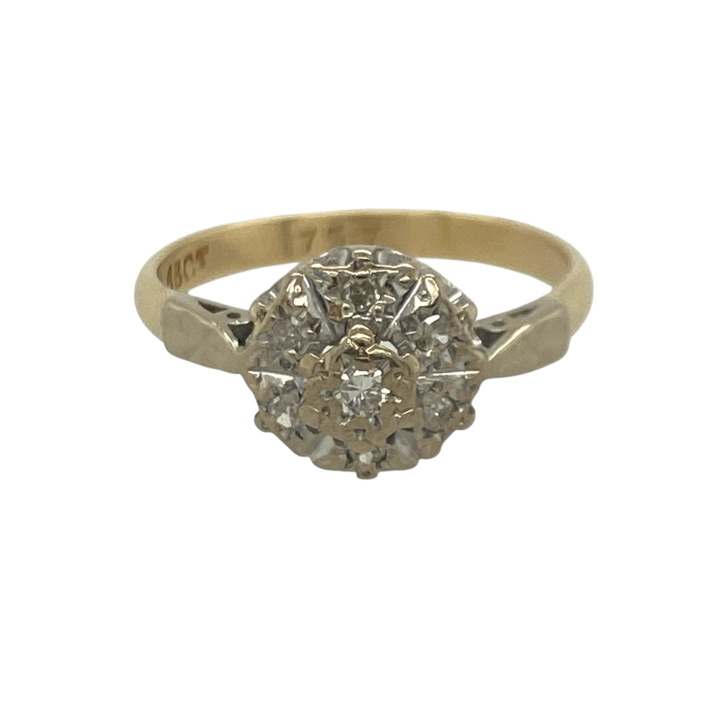 18ct Gold & Diamond Cluster Ring